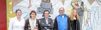 Weber y Rodolfo Sorondo inauguraron nuevos murales en el Festival Internacional de Dise&ntilde;o de Buenos Aires