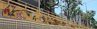 Weber inaugur&oacute; un nuevo mural en el flamante t&uacute;nel de Monroe y Meli&aacute;n