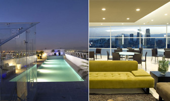 Areas comunes del Conjunto Residencial Sky View (Ciudad de M&eacute;xico) - ARCO Arquitectura Contempor&aacute;nea