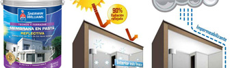Sherwin Williams presenta la nueva Membrana en Pasta Reflectiva, una excelente soluci&oacute;n para impermeabilizar techos y ayudar a disminuir el consumo de energ&iacute;a