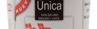 Unica, dos en uno de Sanyo Jafep, combina enduido y latex en un solo producto