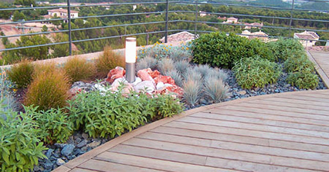 Diseño de pasarelas para las terrazas jardín - Arquimaster