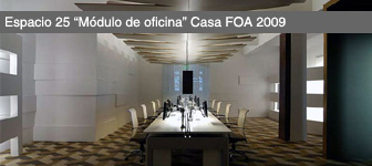 Espacio Nº 25: Módulo de oficina por Alfred Fellinger y María Garzón Maceda (Casa FOA 2009)