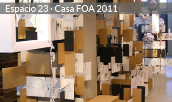 Calle de las letras (arte caligráfico y diseño) por Silvia Cordero Vega (Espacio Nº 23, Casa FOA 2011, Mercado de Diseño)