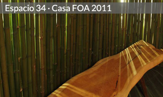 Laboratorio seda y bambú por Carolina Galvagni y NET (Espacio Nº 34, Casa FOA 2011, Mercado de Diseño)