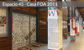 Calle del papel por Pachi Almeyda (Espacio Nº 45, Casa FOA 2011, Mercado de Diseño)
