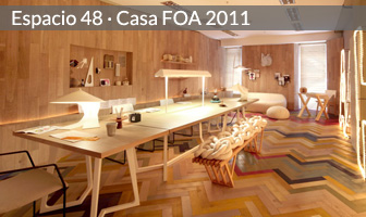 Desacelerando el trabajo por María Cordero y Malena Perkins (Espacio Nº 48, Casa FOA 2011, Mercado de Diseño)