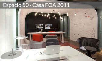 Estar y Pensar por arqs. Juan Caram y Pía Cernadas (Espacio Nº 50, Casa FOA 2011, Mercado de Diseño)