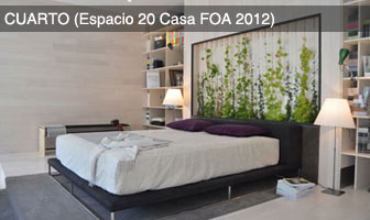 Dormitorio para una pareja de diseñadores por Angie Dub y Tatiana Gurovich (Espacio Nº 20, Casa FOA 2012 Molina Ciudad)