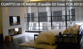 Cuarto de hombre por Monica Ini (Espacio Nº 23, Casa FOA 2012 Molina Ciudad)