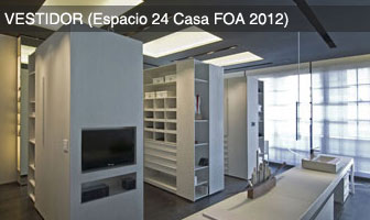 Vestidor por Monica Kucher y Esteban Barranco (Espacio Nº 24, Casa FOA 2012 Molina Ciudad)