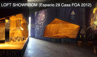 Loft Showroom por Pablo Lapieza, Mariana Villanueva, María Jimena Valencia, Marina Isla Casares (Espacio Nº 29, Casa FOA 2012 Molina Ciudad)