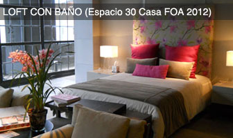 Loft con baño por Teresita Bermudez y Danny Pierini (Espacio Nº 30, Casa FOA 2012 Molina Ciudad)