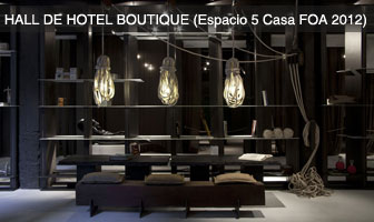 Hall de Hotel Boutique por Estudio Silvina Descole (Espacio Nº 5, Casa FOA 2012 Molina Ciudad)