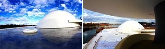 ACO Brickslot en el Centro Cultural Internacional Oscar Niemeyer