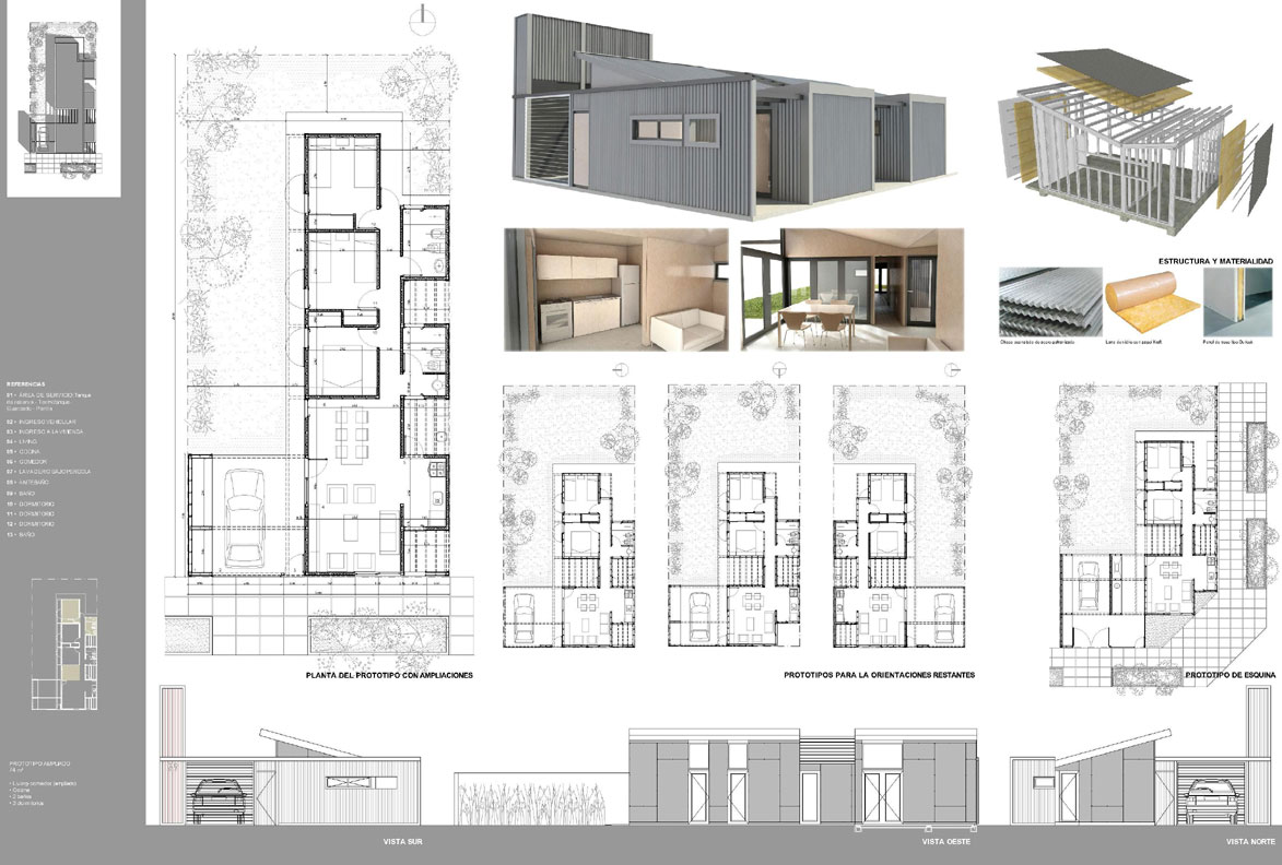  | Proyecto: Prototipo de Vivienda de Interés Social  (Neuquén y Varvarco, Argentina) - Arqs. M. Soledad Bua Albarrán y Melisa  Rodulfo | Web de arquitectura y diseño