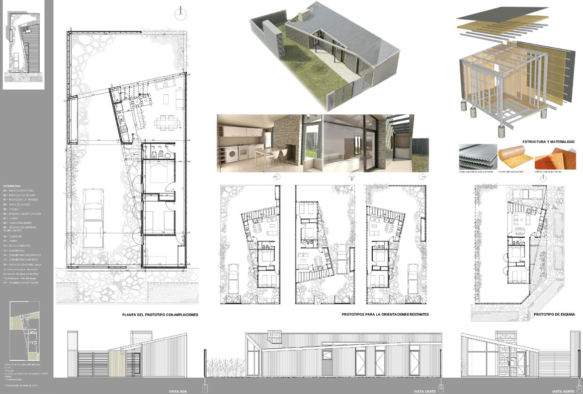  | Proyecto: Prototipo de Vivienda de Interés Social  (Neuquén y Varvarco, Argentina) - Arqs. M. Soledad Bua Albarrán y Melisa  Rodulfo | Web de arquitectura y diseño