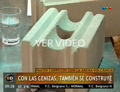 Ceniza volcánica como material de construcción