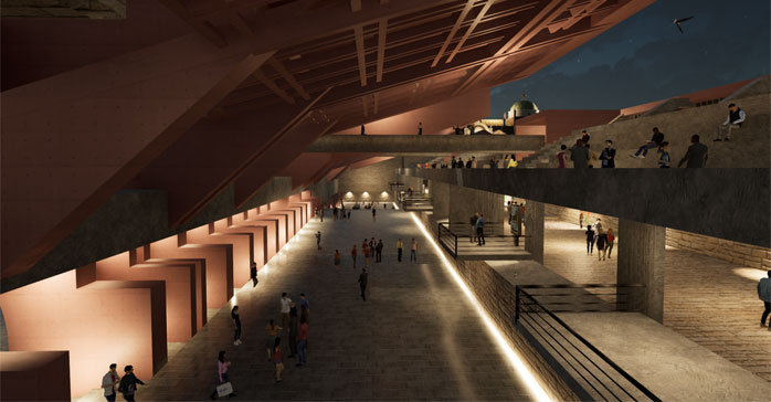 Proyecto Centro Cultural e Interpretativo Rumi Llanqha / Christian Verde y Carlo Gonzalo