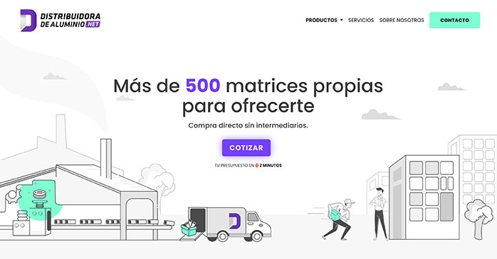 Lanzan DistribuidoraDeAluminio.Net, un nuevo marketplace de productos para clientes b2b