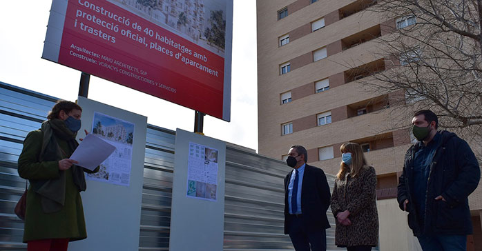 Se inician las obras de construcción de 40 viviendas públicas sostenibles y diseñadas con perspectiva de género en Sant Feliu de Llobregat