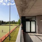 Vestuarios de Hockey del Jockey Club de Rosario / Estudio Martin Elias Arquitecto