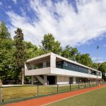 Vestuarios de Hockey del Jockey Club de Rosario / Estudio Martin Elias Arquitecto