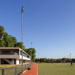 Vestuarios de Hockey del Jockey Club de Rosario / Estudio Martin Elias Arquitecto