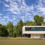 Vestuarios de Hockey del Jockey Club de Rosario / Estudio Martin Elias Arquitecto