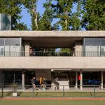 Vestuarios de Hockey del Jockey Club de Rosario / Estudio Martin Elias Arquitecto