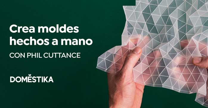 Curso Moldes geométricos hechos a mano: diseña objetos facetados