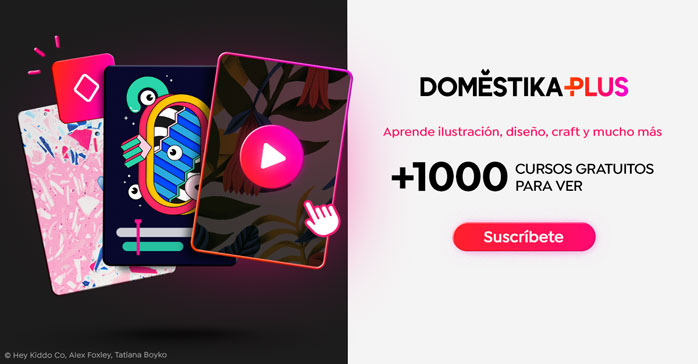 Domestika Plus - 1000 cursos gratuitos para ver