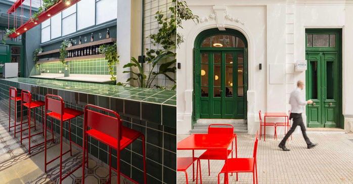 Bar café La Vieja Escuela / GIRA Oficina de Arquitectura y Paisajismo