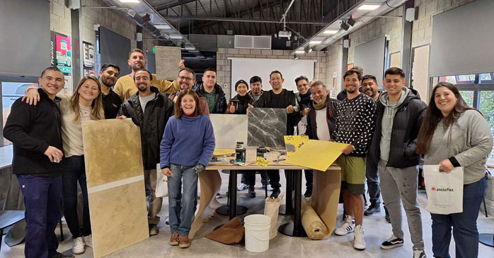 Anclaflex presenta una nueva capacitación gratuita sobre revestimientos decorativos y efectos de diseño